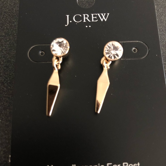 J. Crew Jewelry - Diamond dangling earrings j.crew